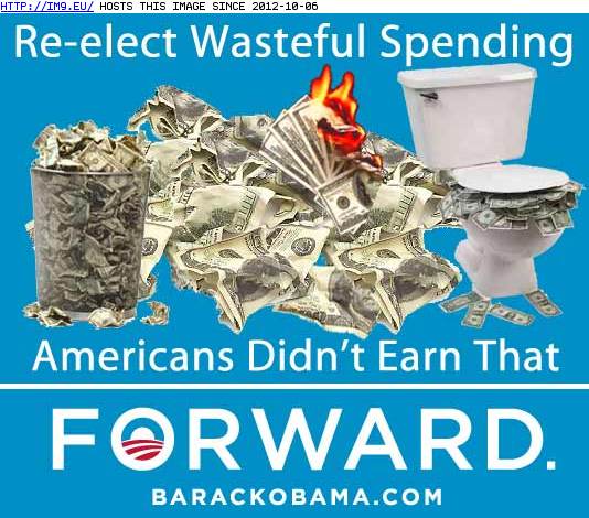 Obama ReElect Wasteful Spending (in Obama is Failure)