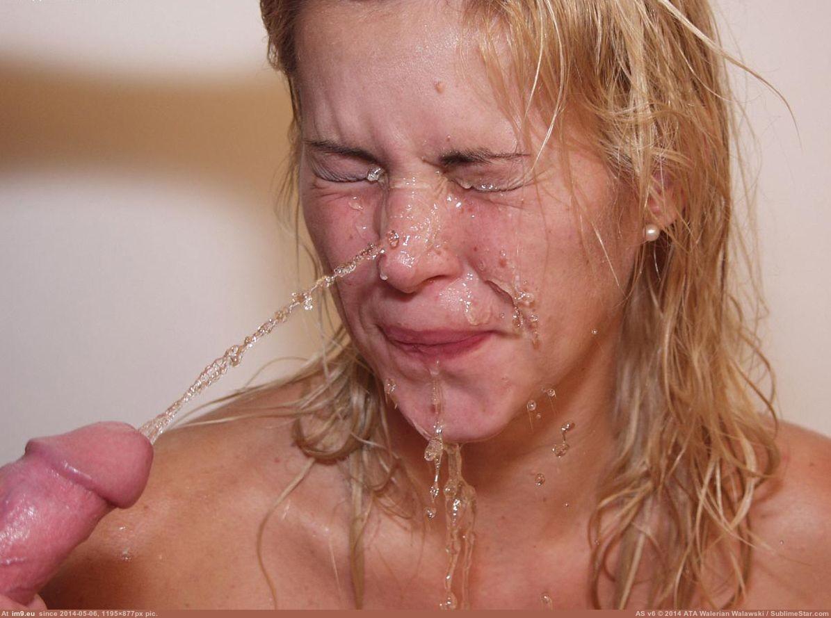 Pic Porn Blonde Slut Peeing Drink Burn Urination Closed  