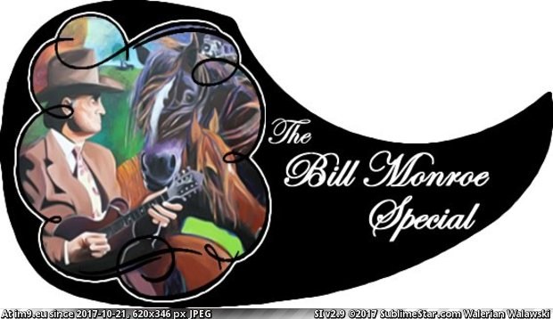 Pick Guard - Bill Monroe Special (in Custom Pickguard Art)