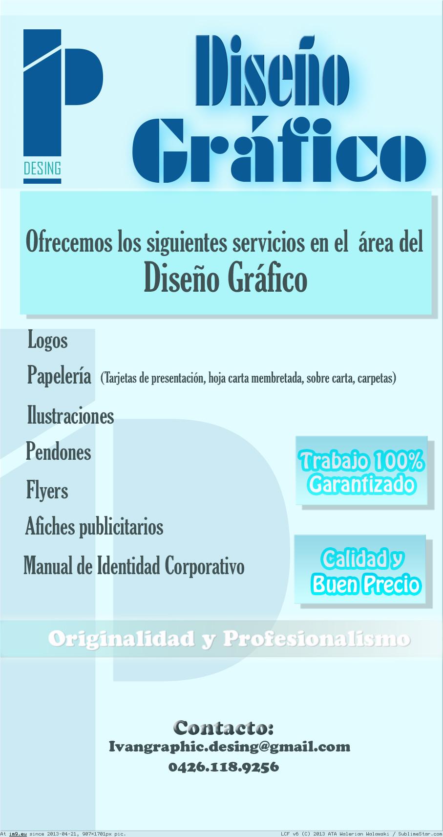 publicacion mercado libre (in Ipdesing)