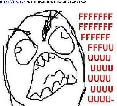 Rage Guy meme face (in Internet Memes)