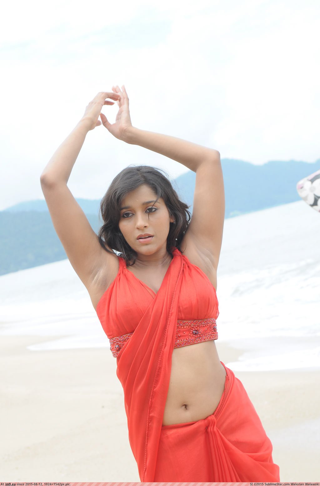 Rashmi+Sexy+Hot+Navel+Photos+in+Saree+7 (in Rahi's Album)