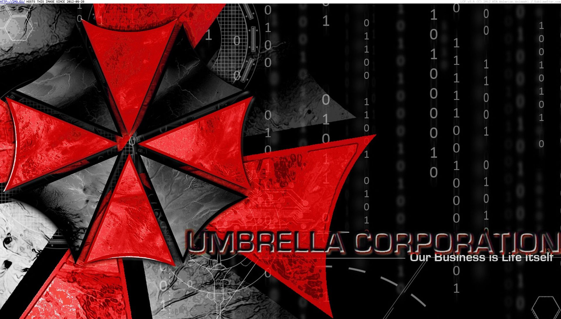 Resident Evil Umbrella Corp Wallpaper Hd Hq Logo 1920X1080