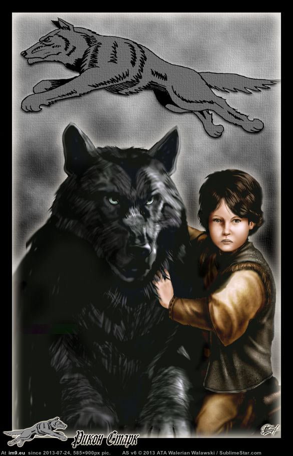 Rickon Stark (in Game of Thrones ART (A Song of Ice and Fire))