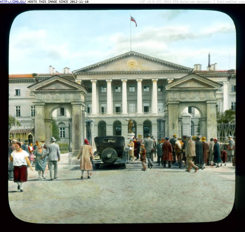 Saint Petersburg. Communist Party headquarters, formerly the Smolny Institute - front view (1931).4022 (in Branson DeCou Stock Images)