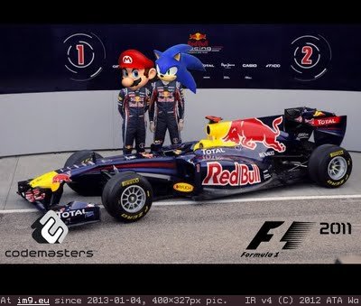 Sebastian Vettel And Mark Webber With 2011 Red Bull Renault (F1 humour) (in F1 Humour Images)
