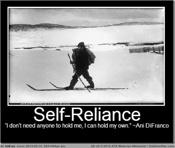 Self-Reliance quote (in Rehost)