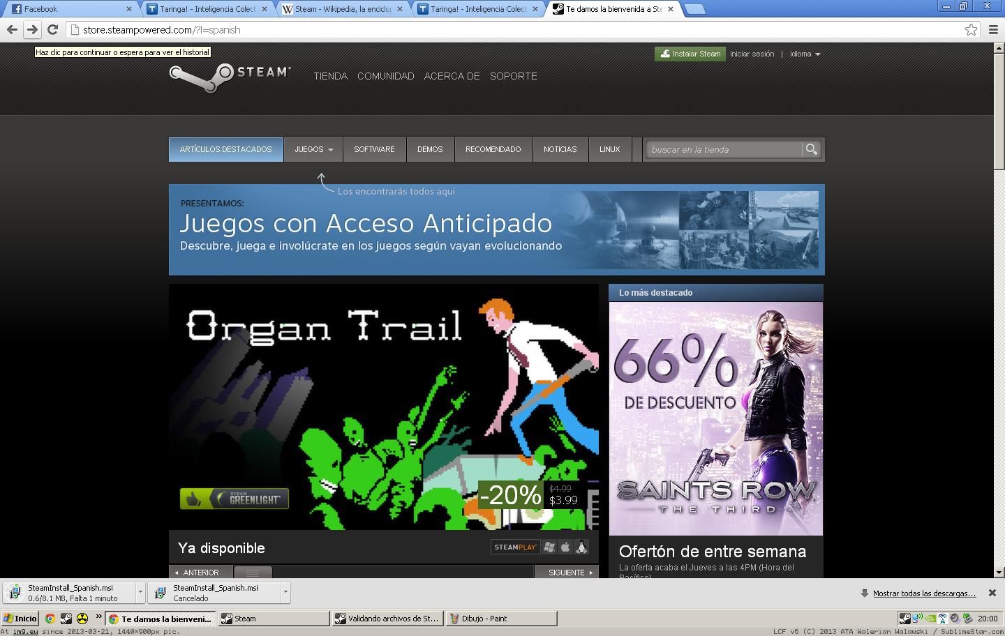 STEAM INICIO (in Taringa)