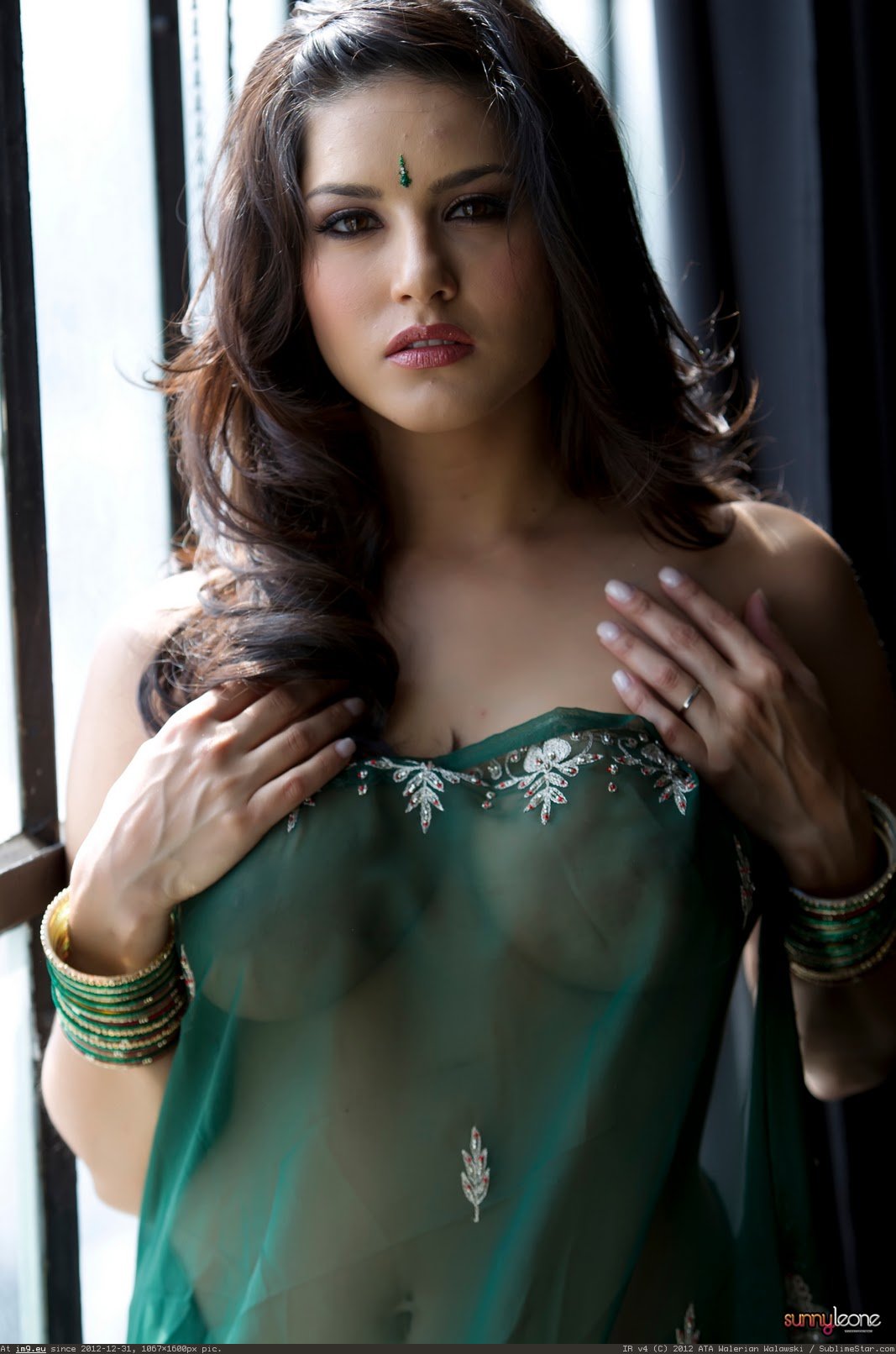 Pic. Green Leone Saree Sunny, 167253B – Sunny Leone 2