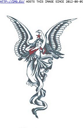 Tattoo Design: angel2 (in Angel Tattoos)