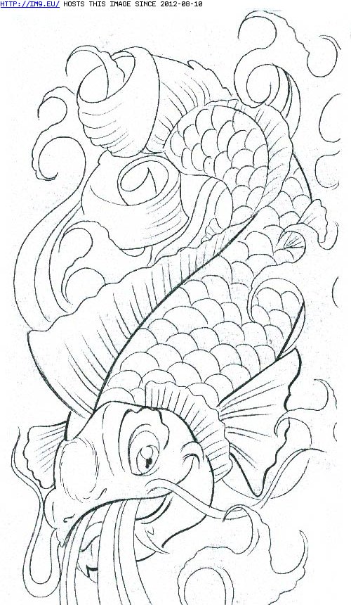 Tattoo Design: coy_fish (in Fish Tattoos)