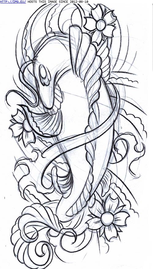 Tattoo Design: coy_fish2 (in Fish Tattoos)