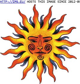 Tattoo Design: d135 (in Sun Tattoos)