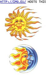 Tattoo Design: DB558 (in Sun Tattoos)