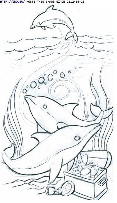 Tattoo Design: dolphins (in Fish Tattoos)