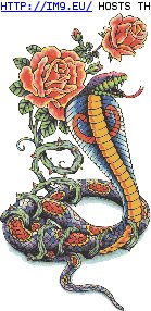 Tattoo Design: e115 (in Snake Tattoos)