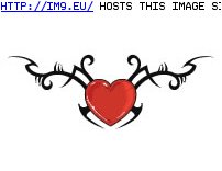 Tattoo Design: HEA-19 (in Heart Tattoos)