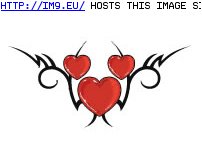 Tattoo Design: HEA-22 (in Heart Tattoos)