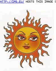 Tattoo Design: lady-sun (in Sun Tattoos)