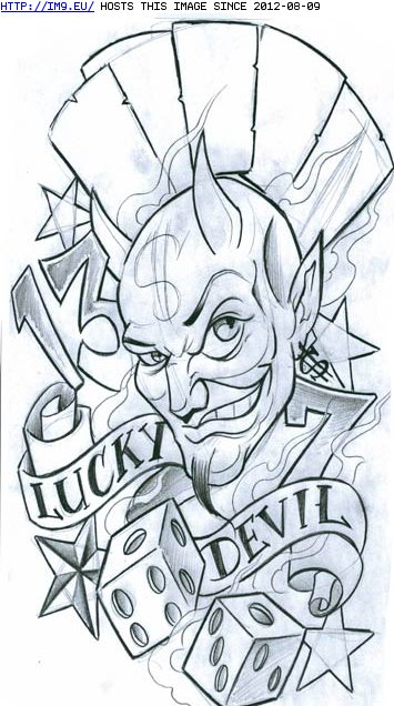 Tattoo Design: lucky_devil (in Devil Tattoos)