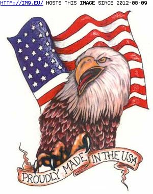 Tattoo Design: made_in_the_usa_eagle_flag_tattoo (in USA Tattoos)