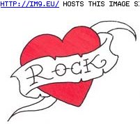 Tattoo Design: rock_heart_temporary_tattoo (in Heart Tattoos)