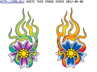 Tattoo Design: TRA-88 (in Flower Tattoos)