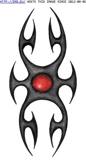 sharingan tribal tattoo