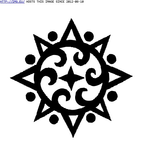 Tattoo Design: tribal-sun3 (in Sun Tattoos)