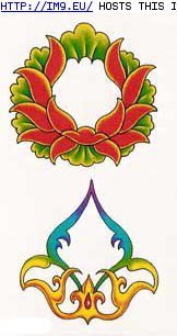 Tattoo Design: wreath_rings (in Belly Button Tattoos)