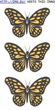 Tattoo Design: yellow_3 (in Butterfly Tattoos)
