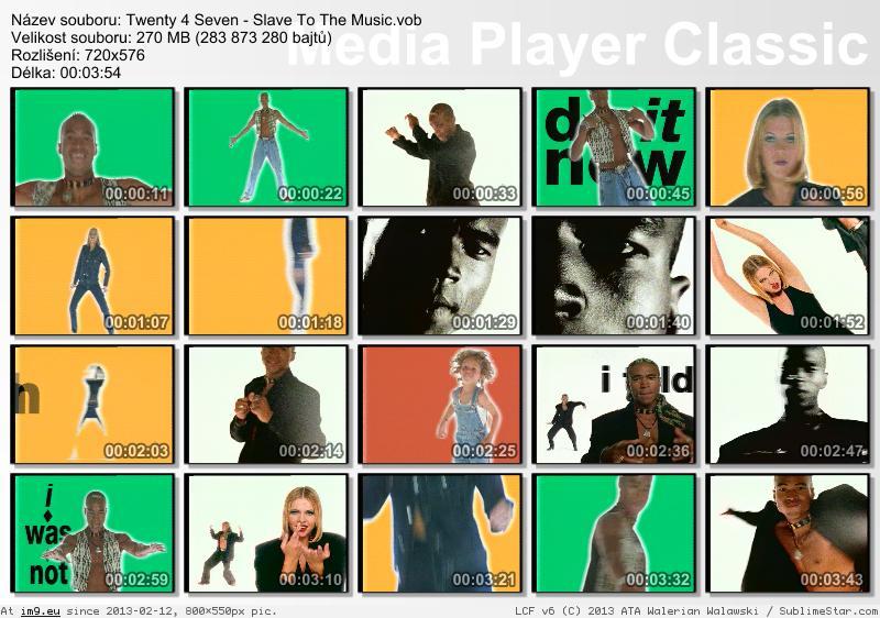 Twenty 4 Seven - Slave To The Music (in Videomusic VOB)