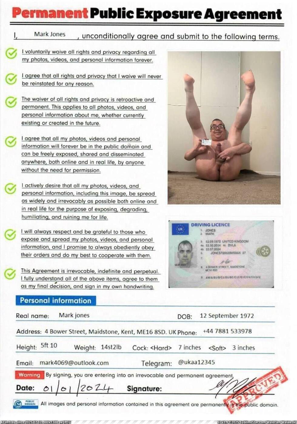 Pic. Slut Whore Gay Exposed Fag Faggot Public Exposure, 193840B –  Ukaa12345 public exposure agreement