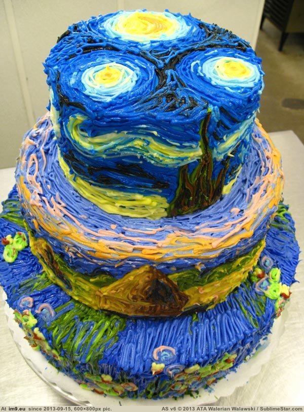 Van-Gogh-Cake (in Van Gogh)