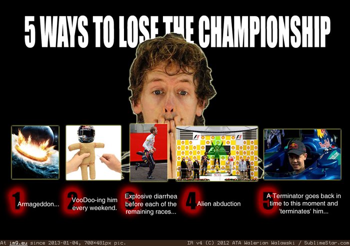 Vettel Losing The Championship Forum Copy (F1 humour) (in F1 Humour Images)