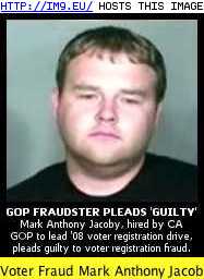 Voter Fraud Mark Anthony Jacoby (in Voter Fraud Faces)
