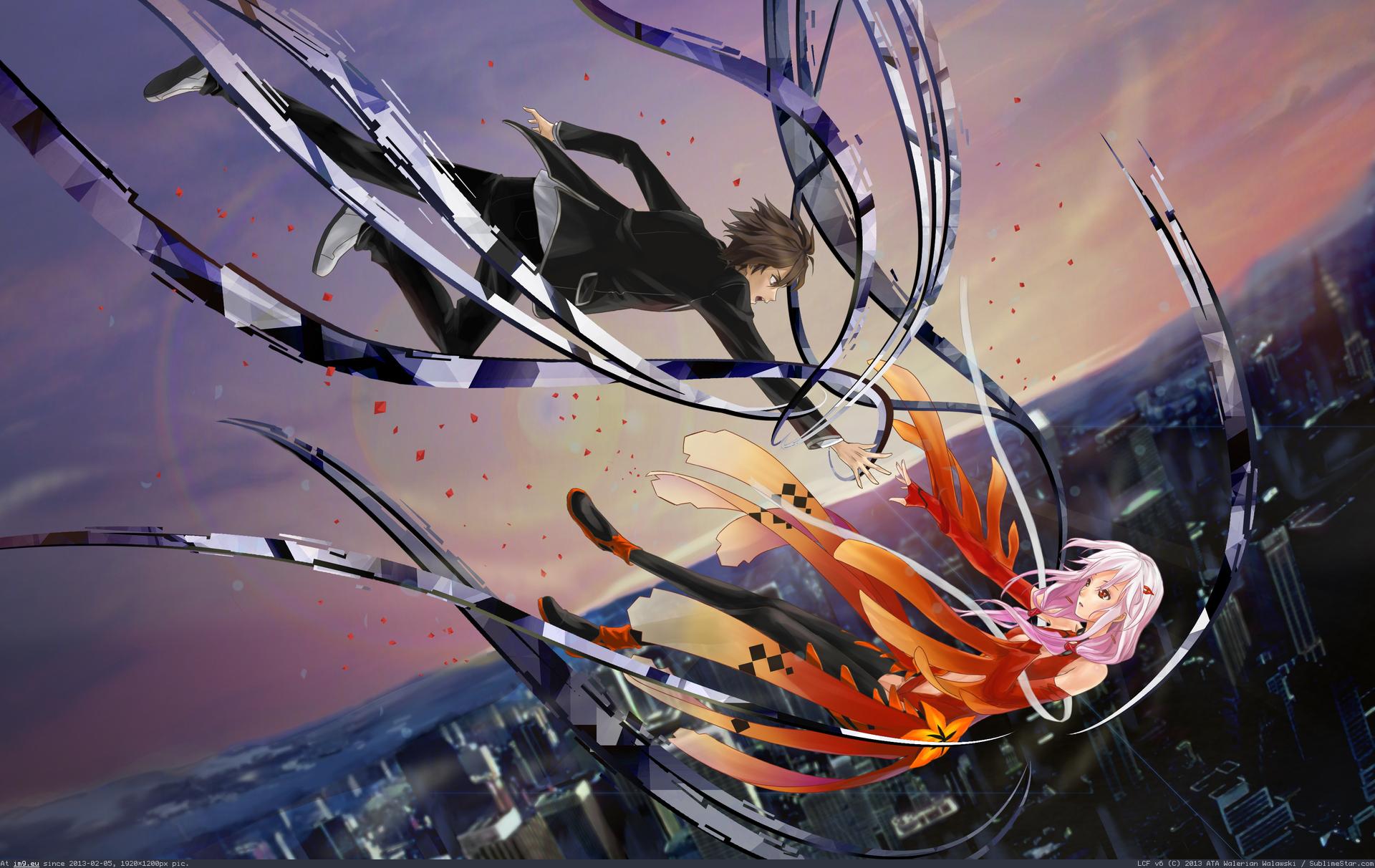 Wallpaper Girl, Anime, Guilty Crown, inori yuzuriha, The crown of