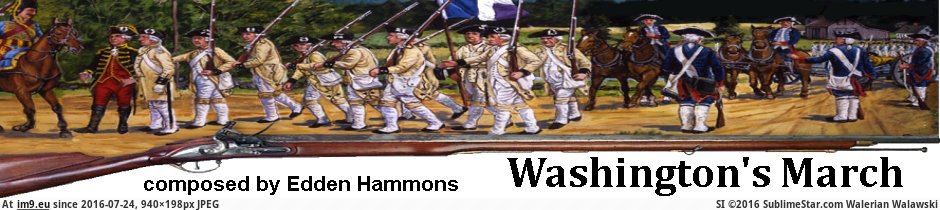 Washington's March - Banner (in Roots Music images)