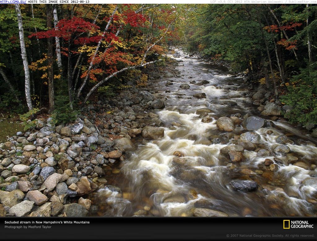 White Mountain Stream (in National Geographic Photo Of The Day 2001-2009)