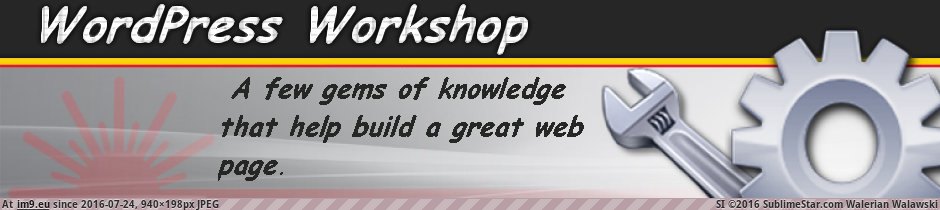 Wordpress Workshop - Banner (in Roots Music images)