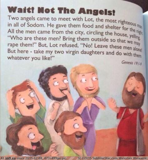 [Wtf] A light-hearted moment from a children's bible (in My r/WTF favs)