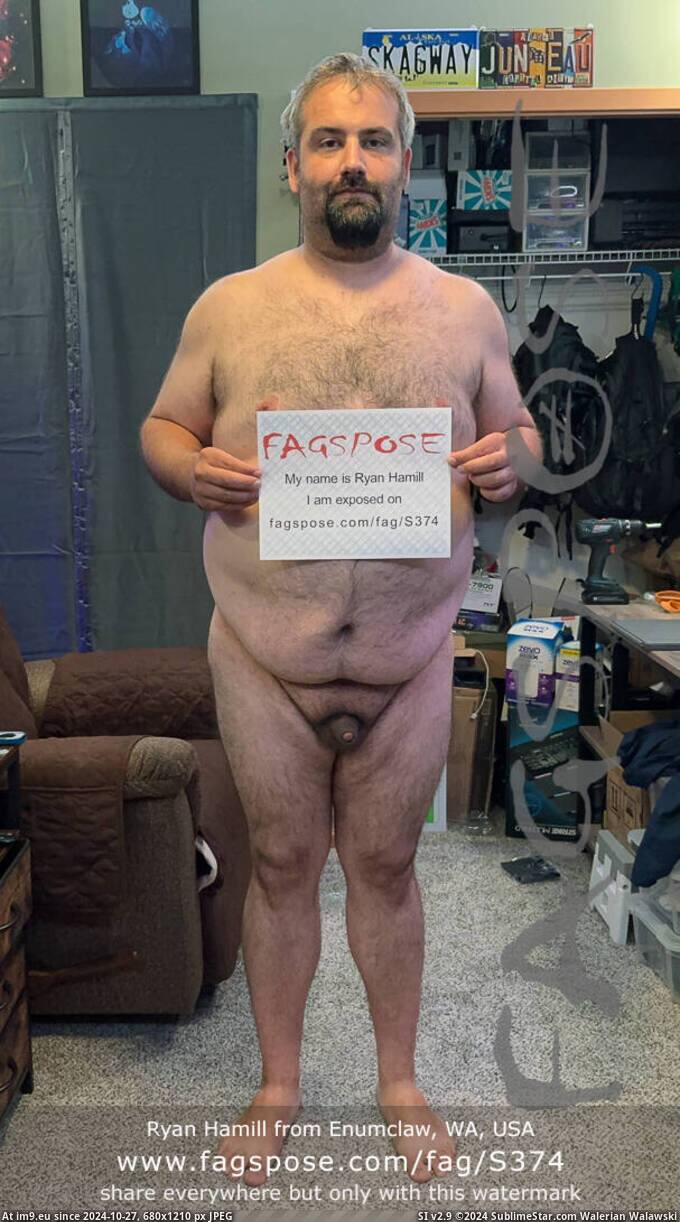 #Gay #Exposed #Dildo #Fag #Enumclaw #Hamill #Fagspose #Fat #Usa #Ryan #Beard 02-Ryan Hamill from Enumclaw, WA, USA-20240818 Pic. (Image of album Ryan Hamill from Enumclaw Washington USA exposed by Fagspose with fag-id S374))