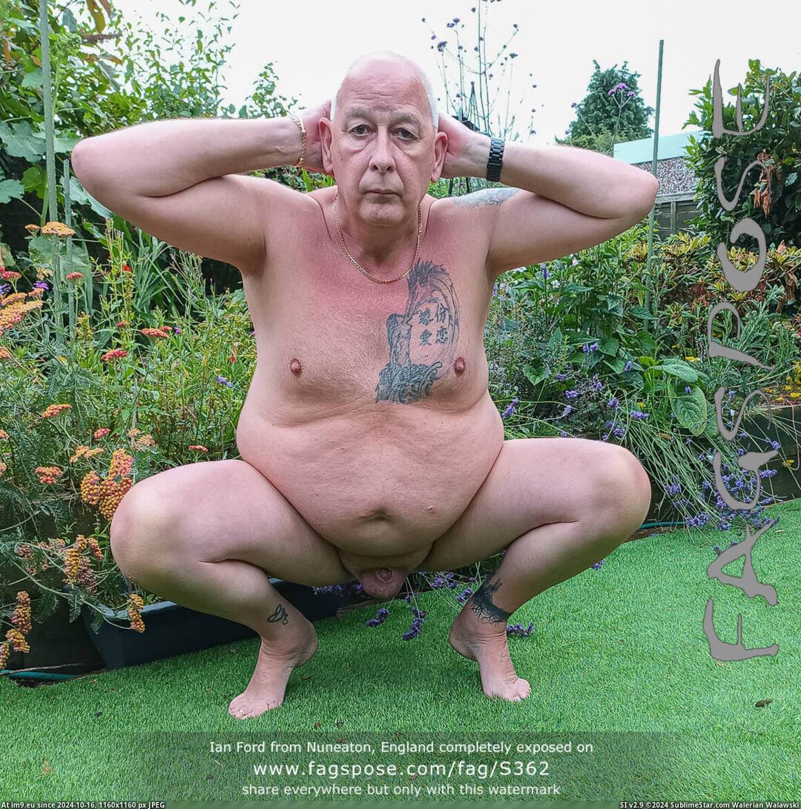 #Exposed #Fag #Faggot #Ian #S362 #Nuneaton #Exhibitionist #England #Ford 08-Ian Ford from Nuneaton England S362-20240724 Pic. (Image of album Ian Ford from Nuneaton England exposed by Fagspose with fag-id S362))