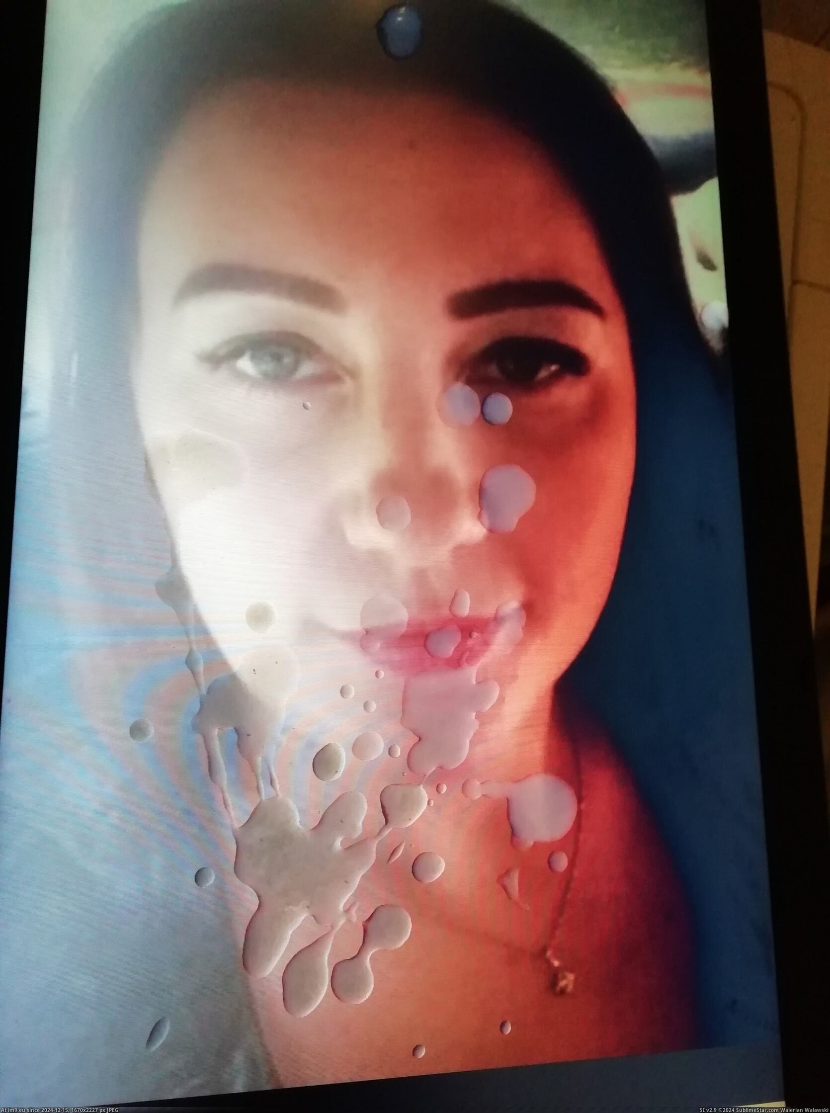 #Cum #Sperm #Vika #Bokareva #Face #Russian 1000044751 Pic. (Obraz z album Russian married slut for jerking off Victoria))