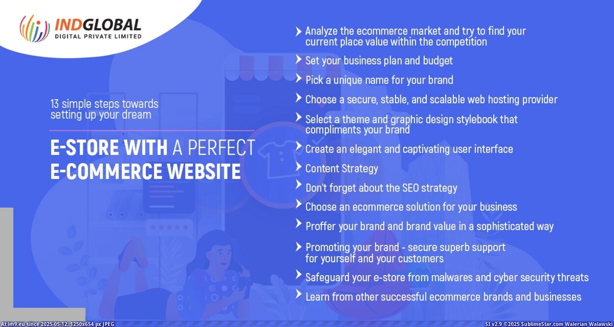 in Indglobal09 13 Simple steps towards setting up your dream E-store with a perfect E-commerce website Pic. (Image of album Indglobal09))