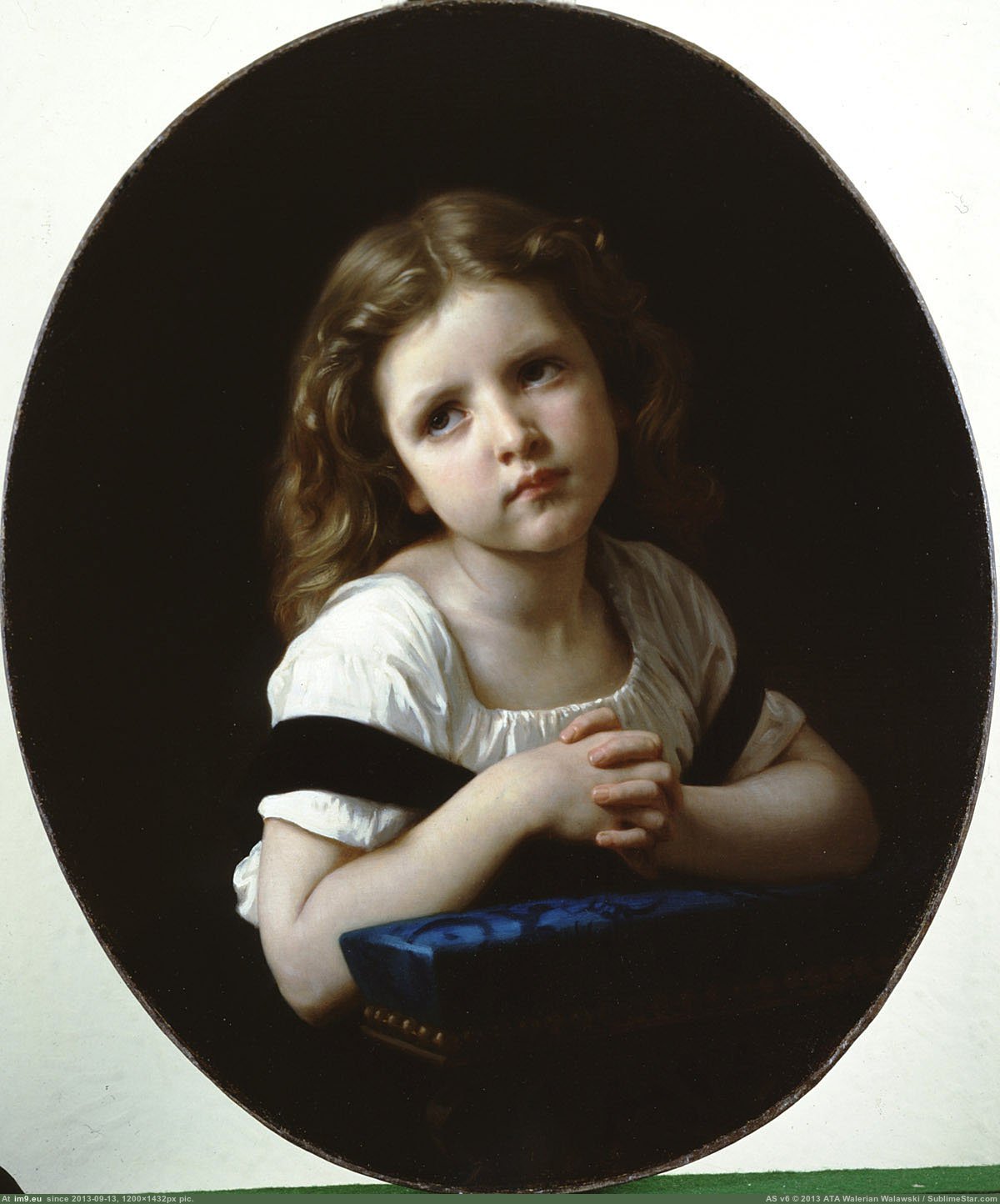 (1865) La Priere - William Adolphe Bouguereau (in William Adolphe Bouguereau paintings (1825-1905))