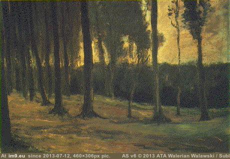 1882 Edge of a Wood (in Vincent van Gogh - 1881-83 Earliest Paintings)