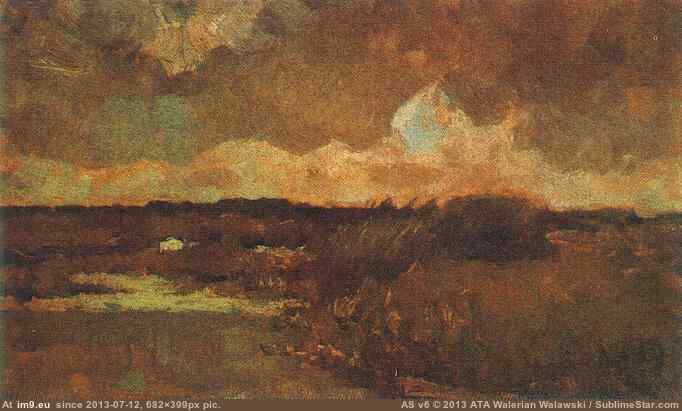 1883 Marshy Landscape (in Vincent van Gogh - 1881-83 Earliest Paintings)