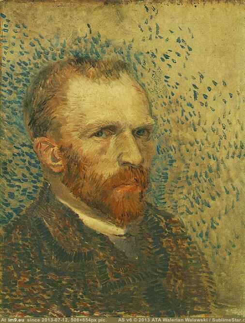 1887 Self-Portrait version 4 (in Vincent van Gogh Paintings - 1886-88 Paris)