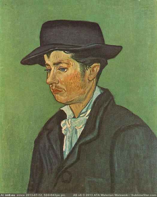 1888 Portrait of Armand Roulin version 2 (in Vincent van Gogh Paintings - 1888-89 Arles)
